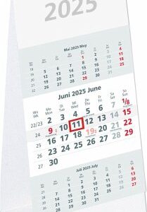 3-Monats-Aufstellkalender 2025 - 10