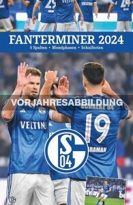 FC Schalke 04 2025 - Fanterminer - Fan-Kalender - Fußball-Kalender - 22x45 - Sport