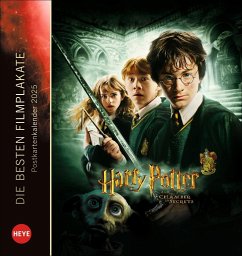 Harry Potter Filmplakate Postkartenkalender 2025