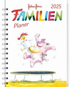 Helme Heine: Familienplaner-Buch A5 2025