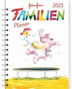 Helme Heine: Familienplaner-Buch A6 2025