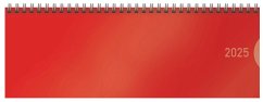 Tischquerkalender Classic Colourlux rot 2025