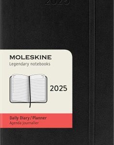 Moleskine 12 Monate Tagesnotizkalender 2025