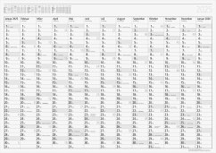 rido/idé 7033600005 Plakatkalender Modell young design (2025)  1 Seite = 13 Monate