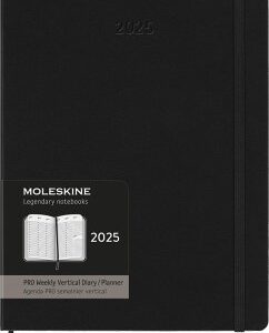 Moleskine PRO 12 Month 2025 Weekly Vertical Planner