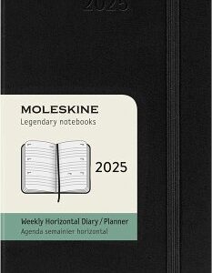 Moleskine Classic 12 Month 2025 Weekly Horizontal Planner