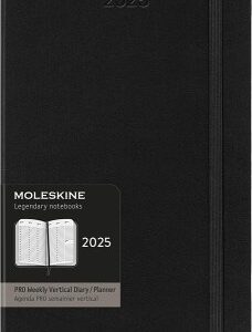 Moleskine PRO 12 Month 2025 Weekly Vertical Planner