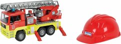 MAN TGA Feuerwehr m. Drehleiter + L&S Modul+Feuwerwehr Spielhelm