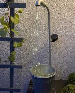 Led Solar Wasserhahn Mit Eimer