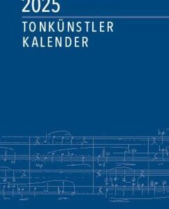 Tonkünstler-Kalender 2025